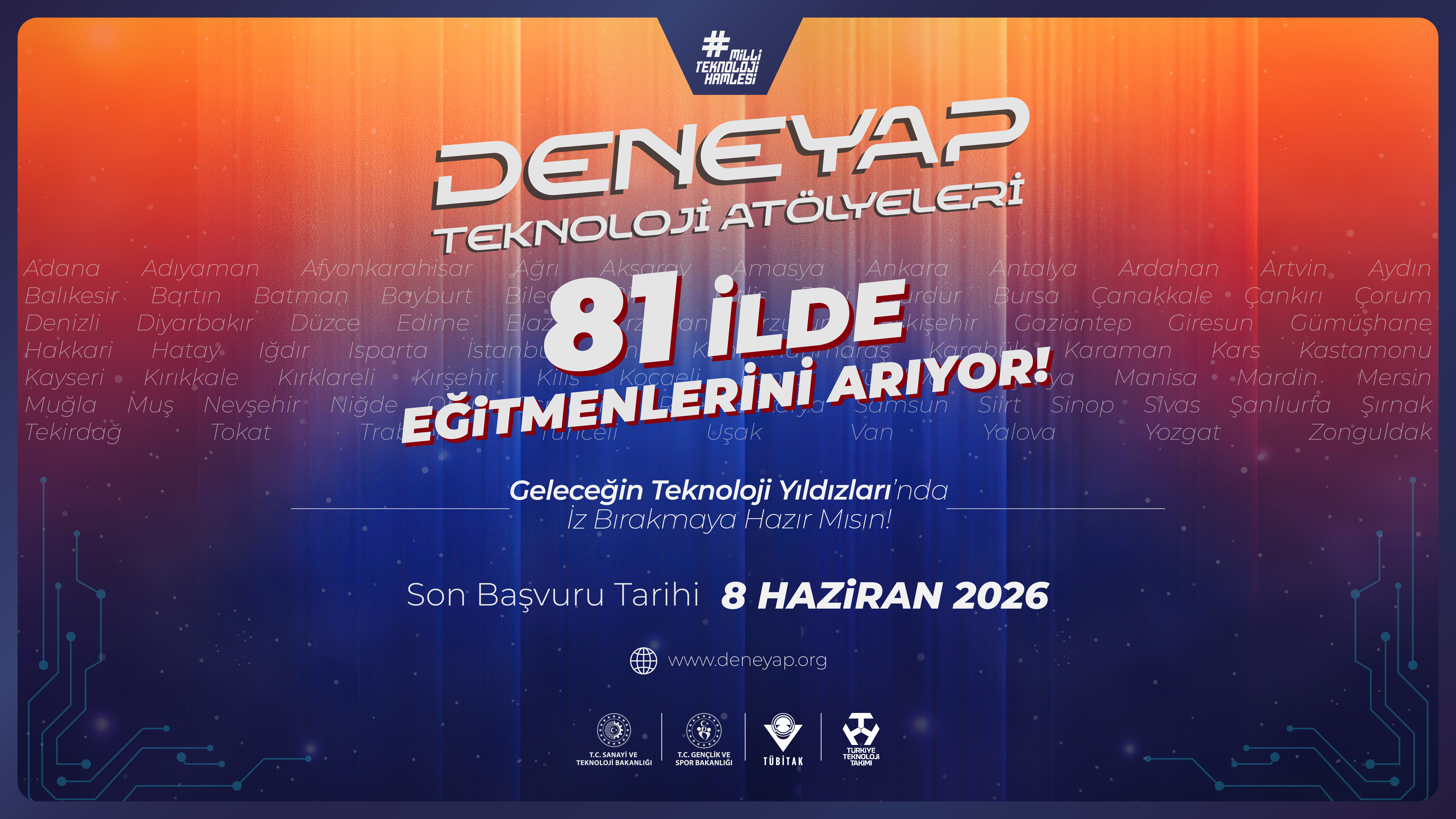  DENEYAP Egitmen Duyuru 1920x1080px